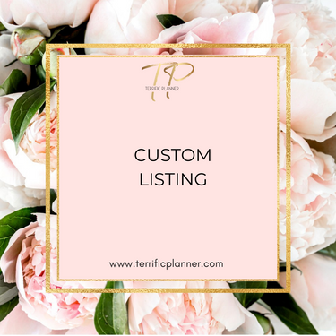 CUSTOM ORDER -Trisha